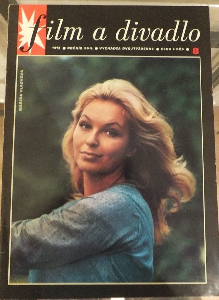 FILM A DIVADLO magazine side cover Issue 8  1973
