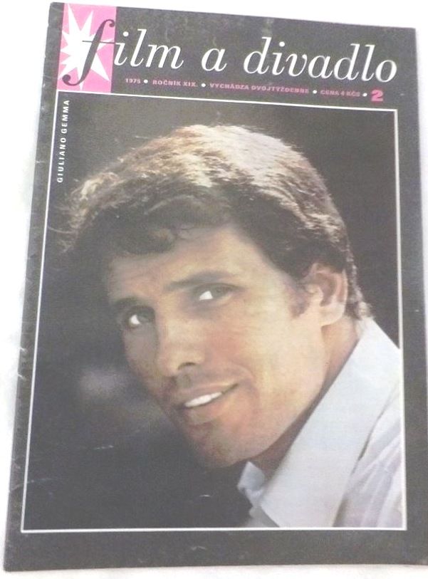 FILM A DIVADLO magazine side cover Issue 2  1975