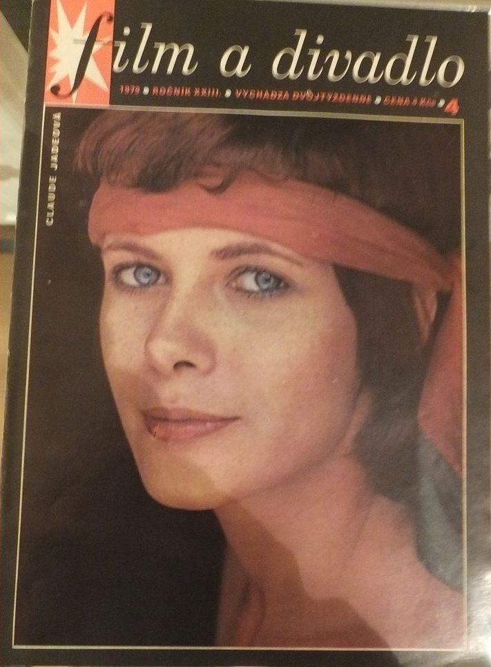 FILM A DIVADLO magazine side cover Issue 4  1979