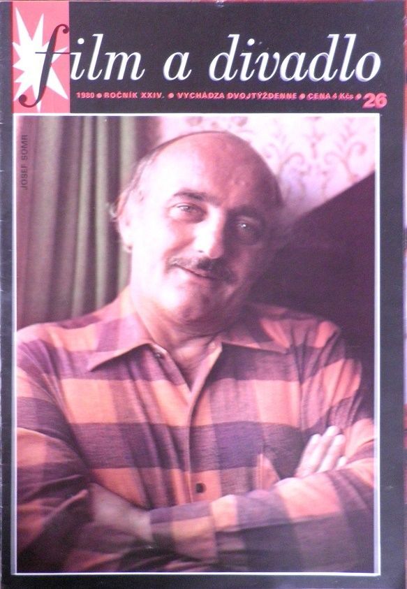 FILM A DIVADLO magazine side cover Issue 26  1980