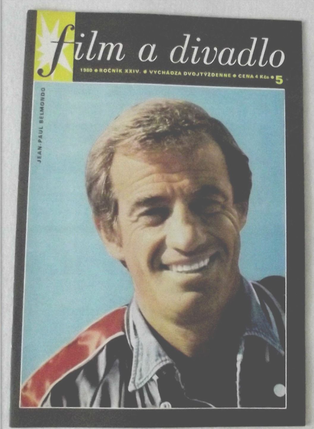 FILM A DIVADLO magazine side cover Issue 5  1980