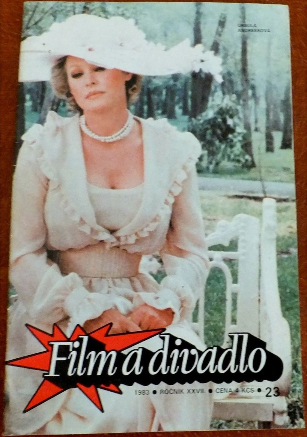 FILM A DIVADLO magazine side cover Issue 23  1983