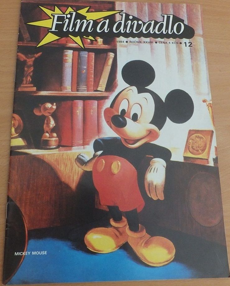 FILM A DIVADLO magazine side cover Issue 12  1984