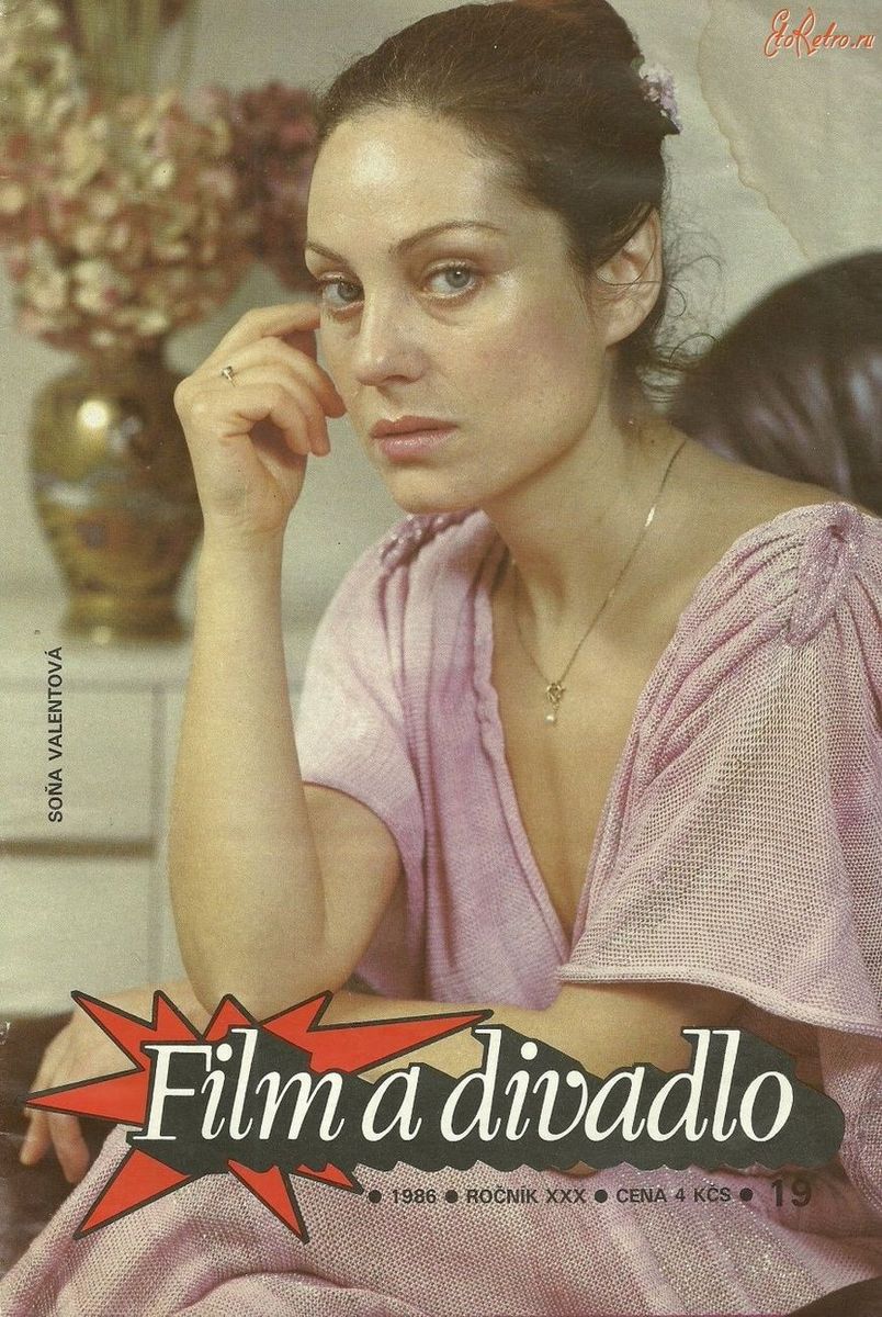 FILM A DIVADLO magazine side cover Issue 19  1986