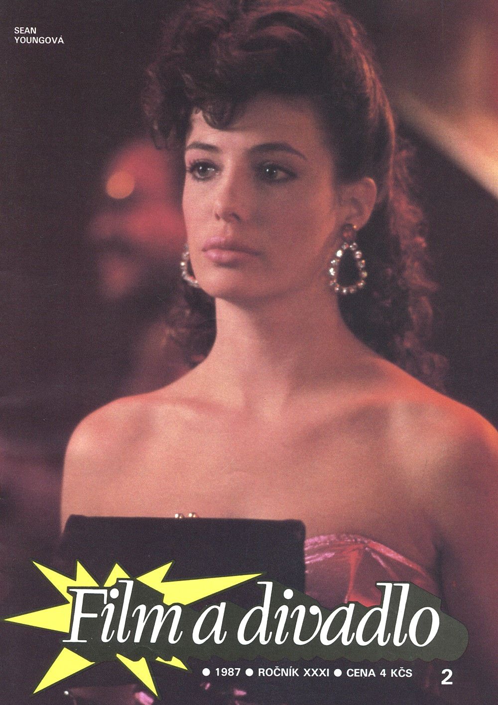 FILM A DIVADLO magazine side cover Issue 2  1987