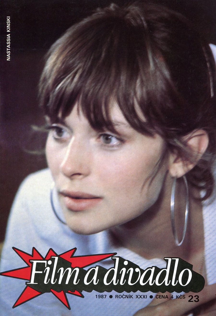 FILM A DIVADLO magazine side cover Issue 23  1987