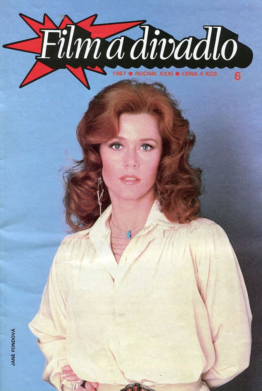 FILM A DIVADLO magazine side cover Issue 6  1987