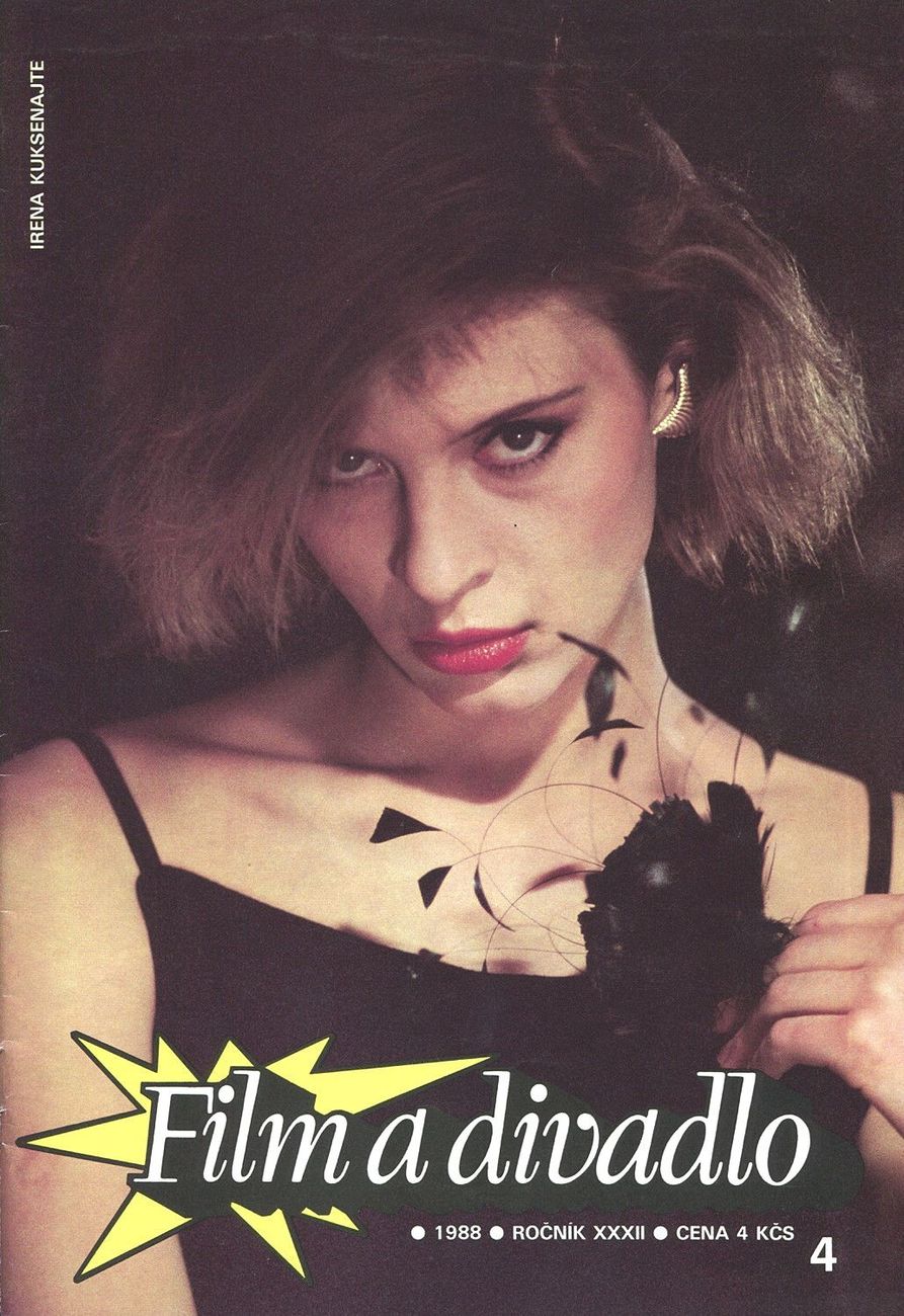 FILM A DIVADLO magazine side cover Issue 4  1988