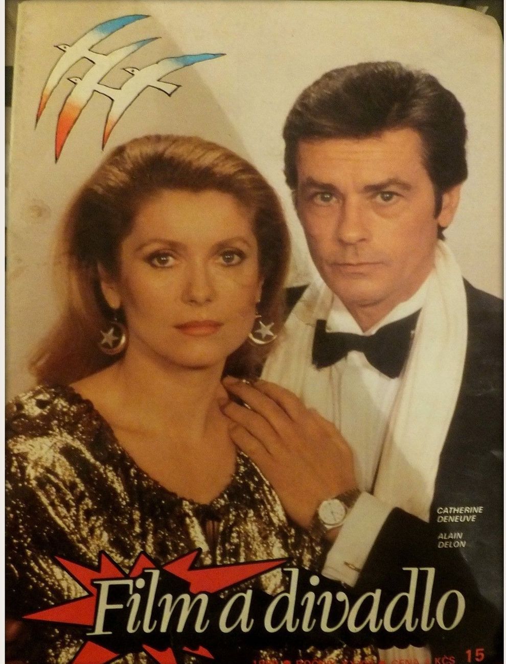 FILM A DIVADLO magazine side cover Issue 15  1989