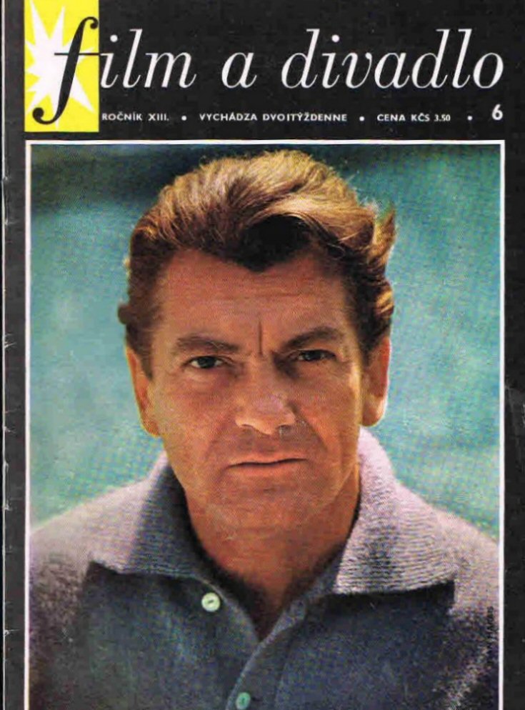 FILM A DIVADLO magazine side cover Issue 6   1969