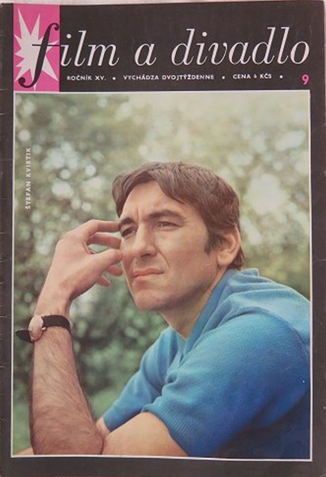 FILM A DIVADLO magazine side cover Issue 9   1971