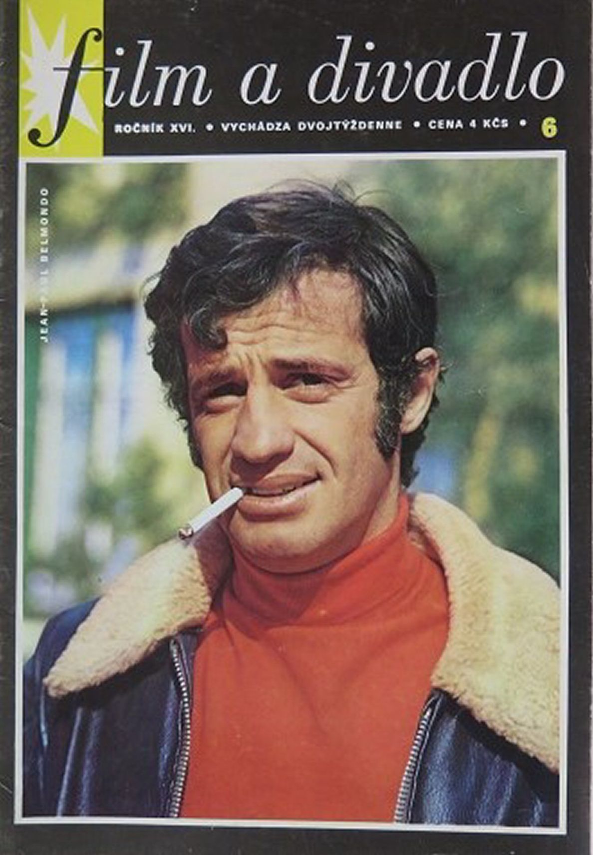 FILM A DIVADLO magazine side cover Issue 6   1972