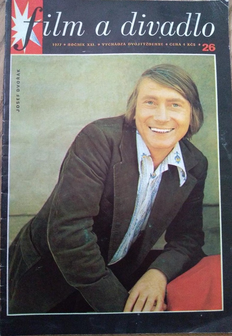 FILM A DIVADLO magazine side cover Issue 26   1977