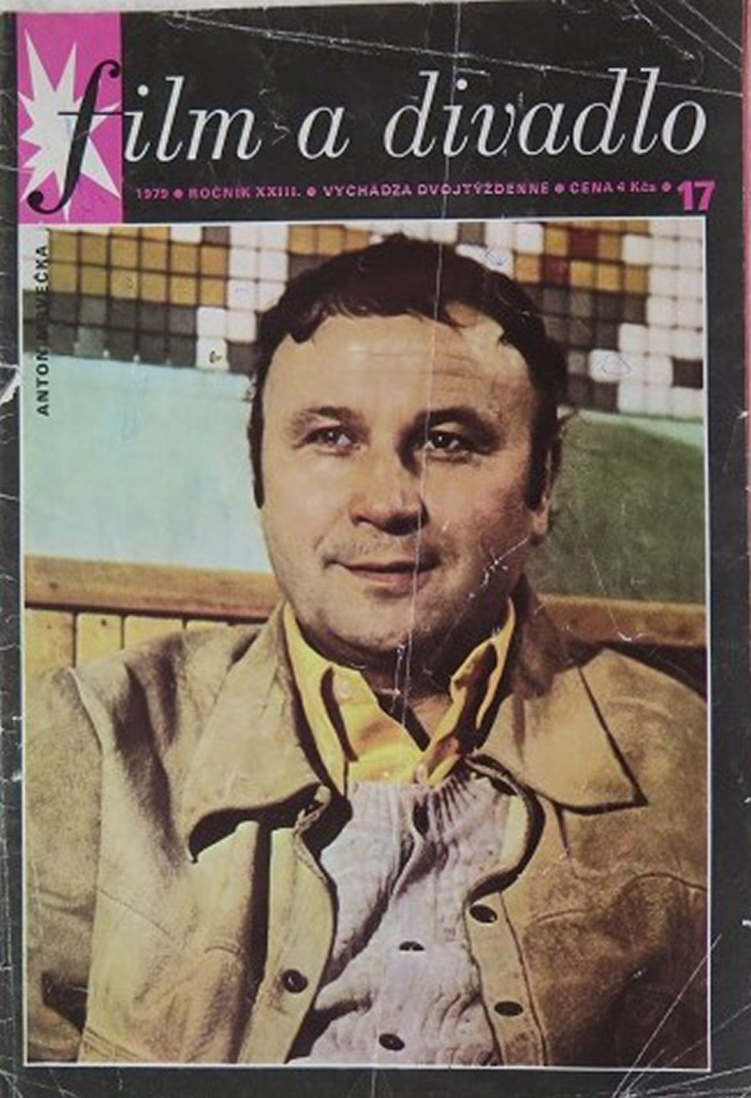 FILM A DIVADLO magazine side cover Issue 17   1979