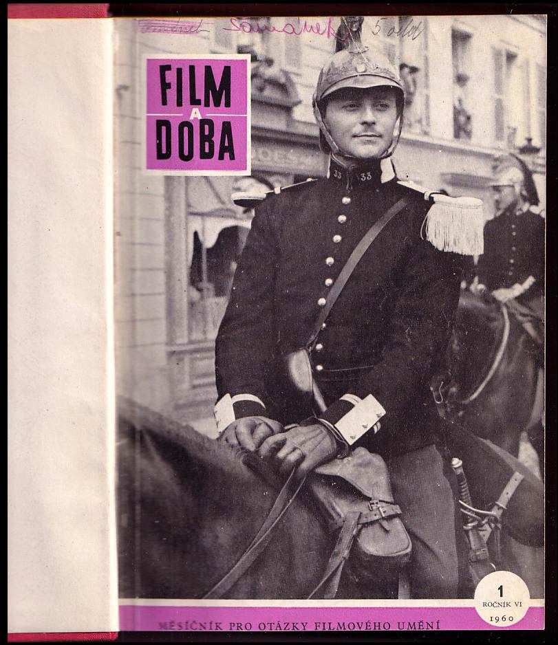 FILM A DOBA magazine side cover Issue 1   1960