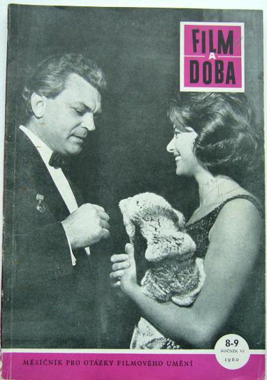FILM A DOBA magazine side cover Issue 8-9   1960