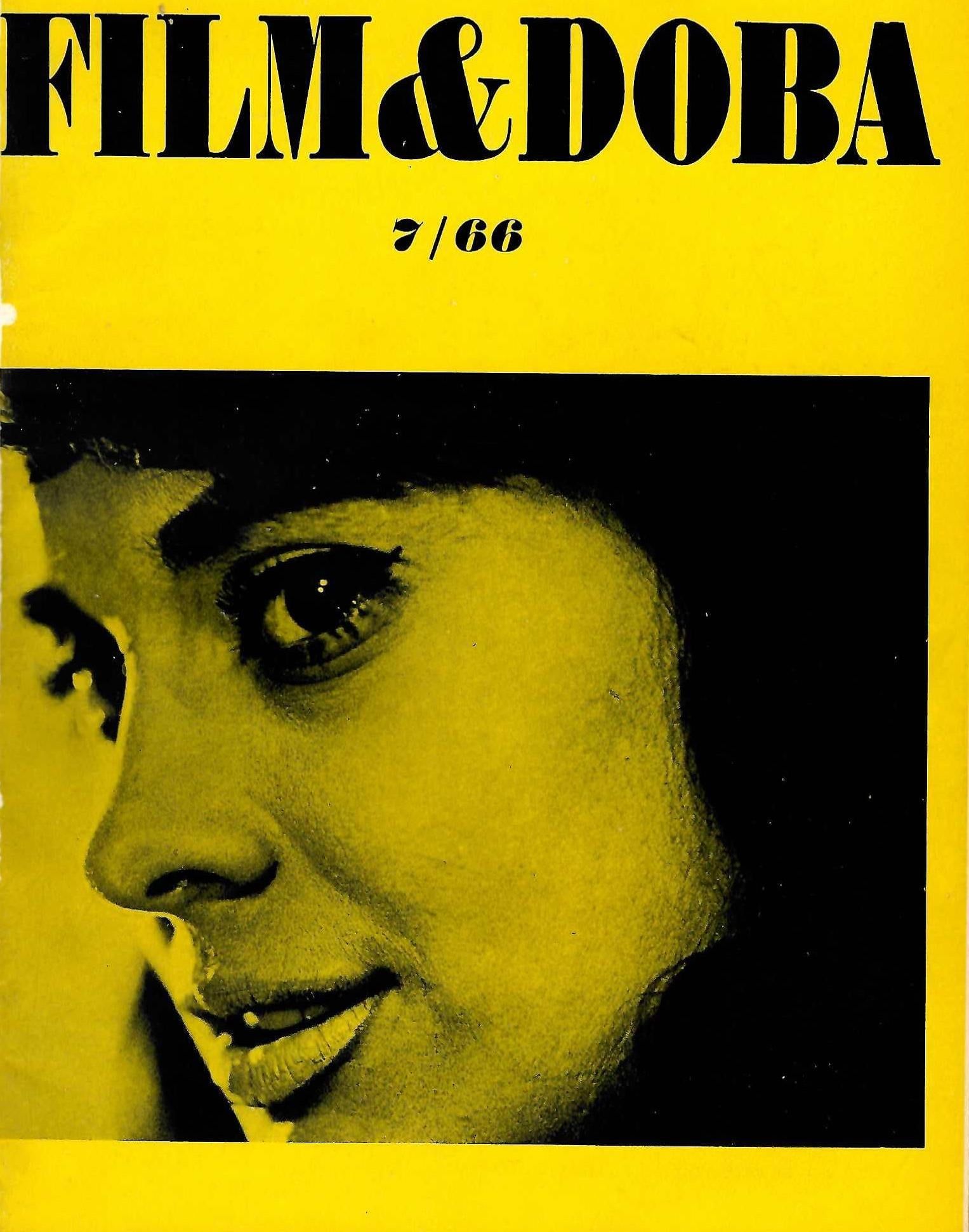 FILM A DOBA magazine side cover Issue 7   1966