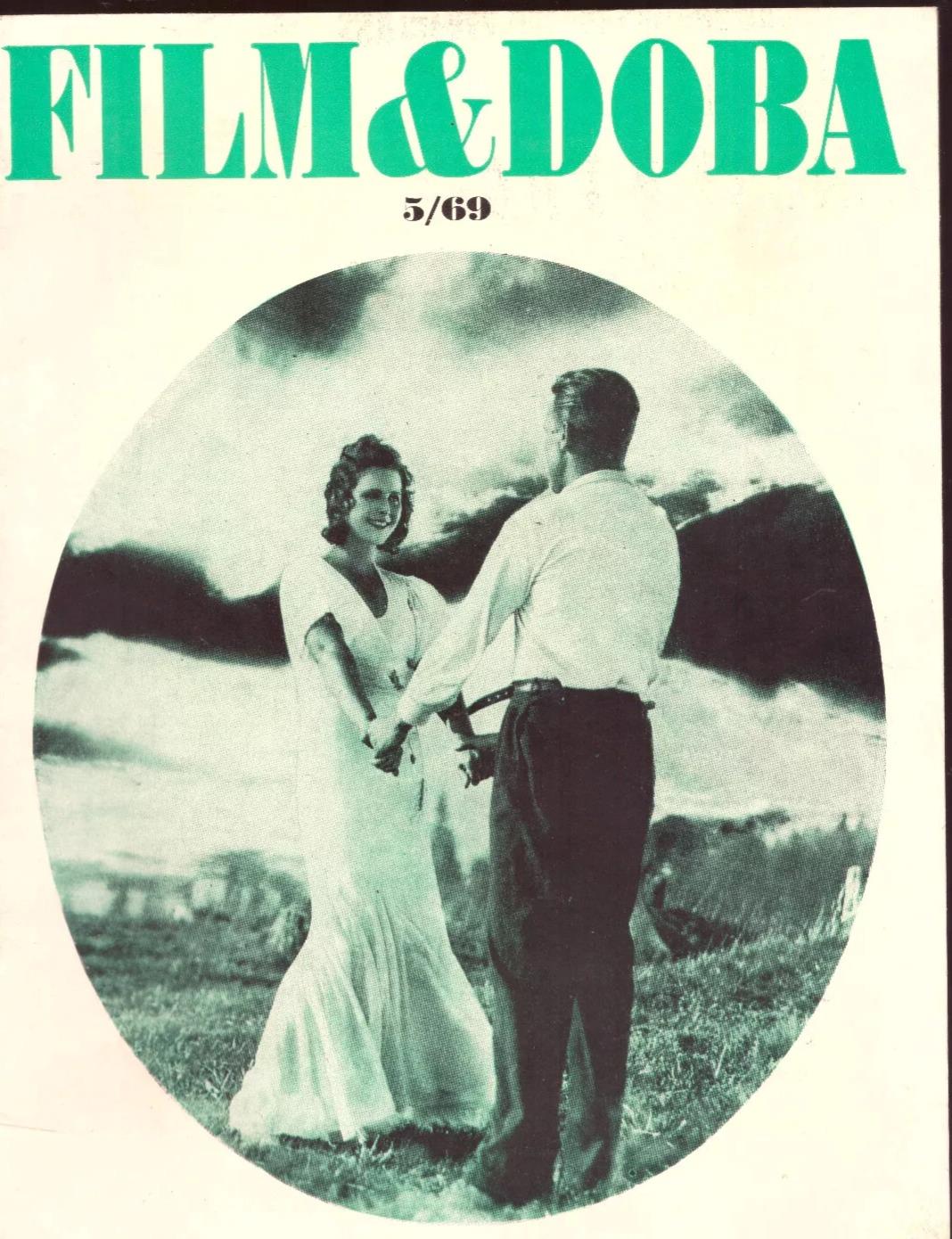 FILM A DOBA magazine side cover Issue 3   1969