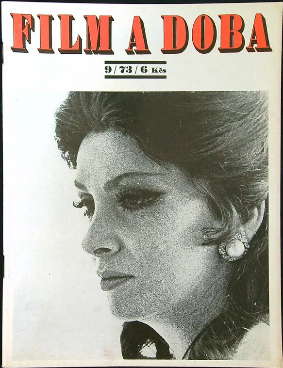 FILM A DOBA magazine side cover Issue 9   1973