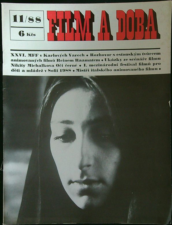 FILM A DOBA magazine side cover Issue 11   1988