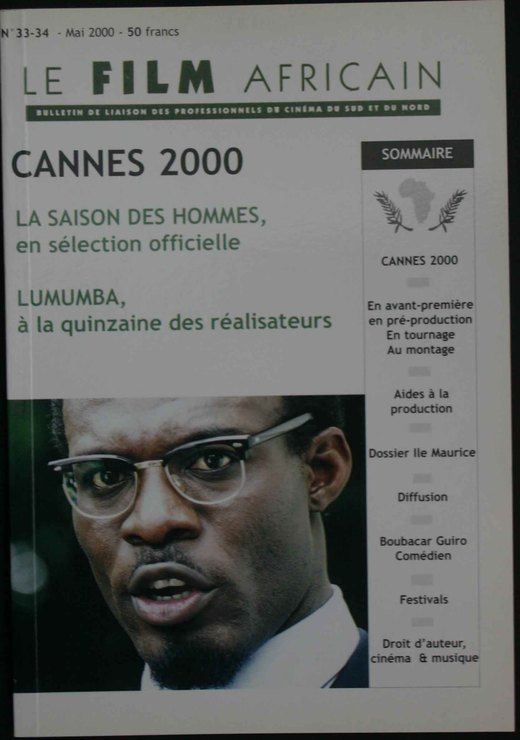FILM AFRICAIN | LE magazine side cover Issue 33/34 May 2000