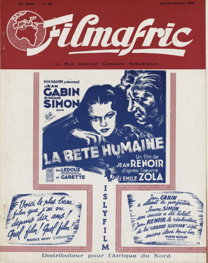 FILMAFRIC magazine side cover Issue 29  January/February 1939