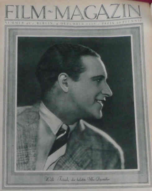 FILM-MAGAZIN magazine side cover Issue 49 4 December 1927