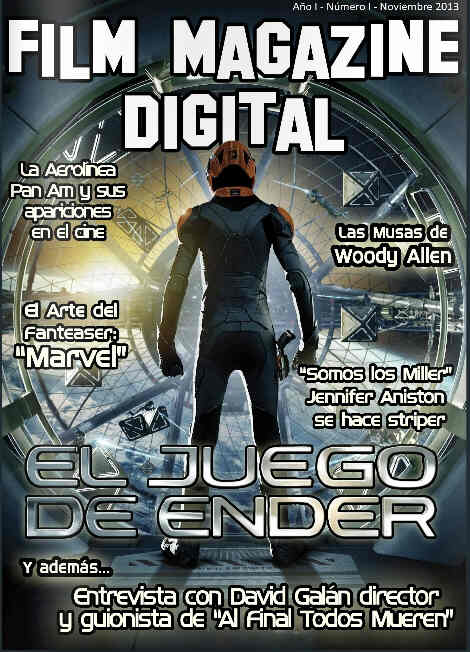 FILM MAGAZINE DIGITAL magazine side cover Issue 1 November 2013