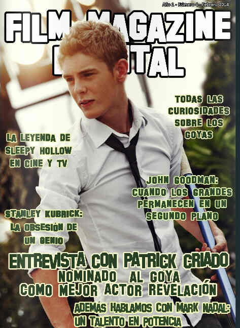 FILM MAGAZINE DIGITAL magazine side cover Issue 4 February 2014
