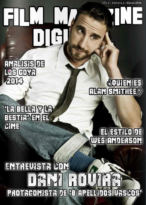 FILM MAGAZINE DIGITAL magazine side cover Issue 5 March 2014