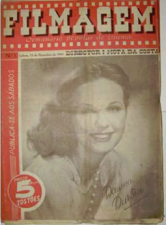 FILMAGEM magazine side cover Issue 1 13 November 1941