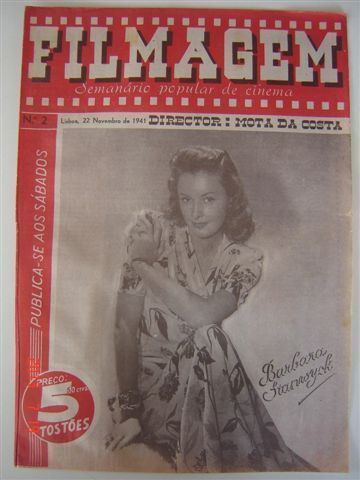 FILMAGEM magazine side cover Issue 2 22 November 1941