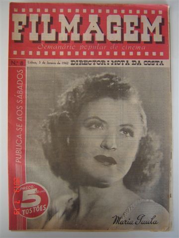 FILMAGEM magazine side cover Issue 8 3 January 1942