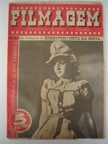 FILMAGEM magazine side cover Issue 11 24 January 1942