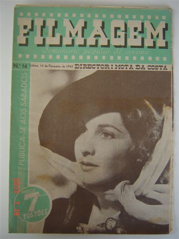 FILMAGEM magazine side cover Issue 14 14 February 1942