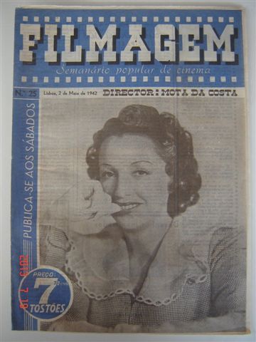 FILMAGEM magazine side cover Issue 25 2 May 1942