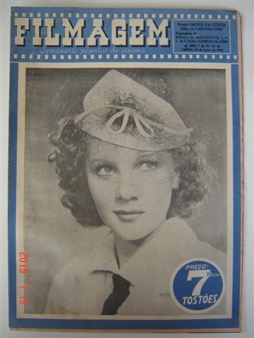 FILMAGEM magazine side cover Issue 32 20 June 1942