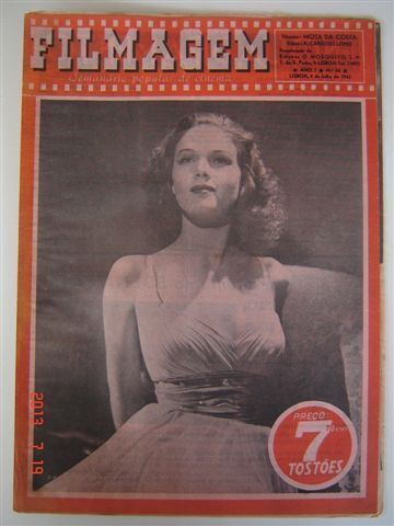 FILMAGEM magazine side cover Issue 34 4 July 1942