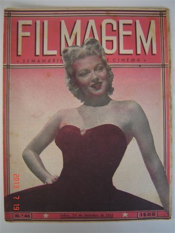 FILMAGEM magazine side cover Issue 46 26 September 1942