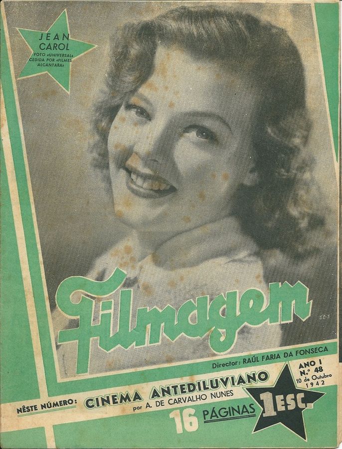 FILMAGEM magazine side cover Issue 48 10 October 1942