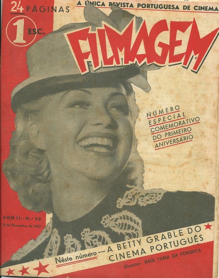 FILMAGEM magazine side cover Issue 53 14 November 1942