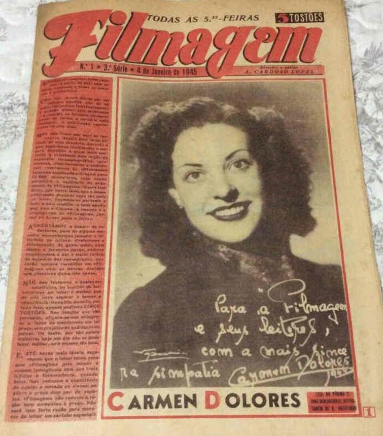 FILMAGEM magazine side cover Issue 1 4 January 1945