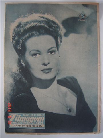 FILMAGEM magazine side cover Issue 25 21 June 1945