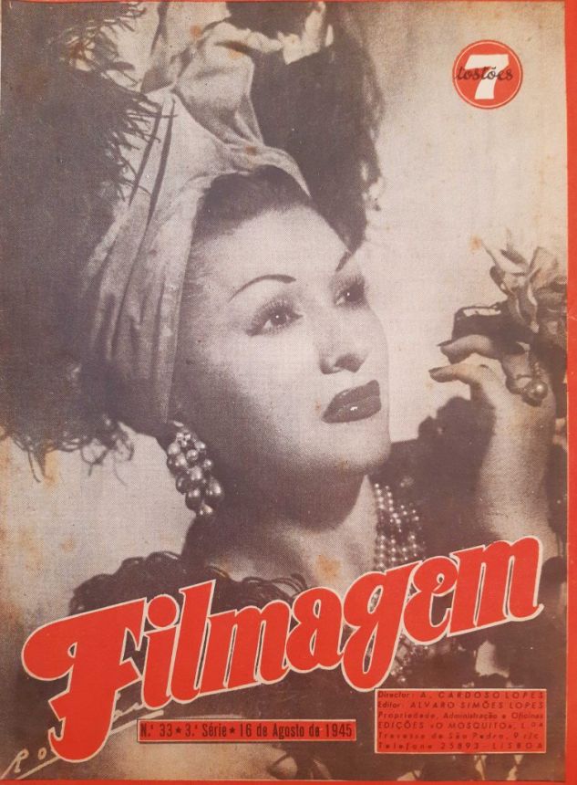 FILMAGEM magazine side cover Issue 33 16 August 1945