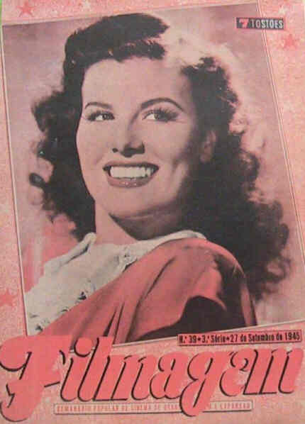 FILMAGEM magazine side cover Issue 39 27 September 1945