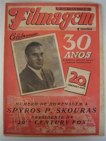 FILMAGEM magazine side cover Issue 40 4 October 1945