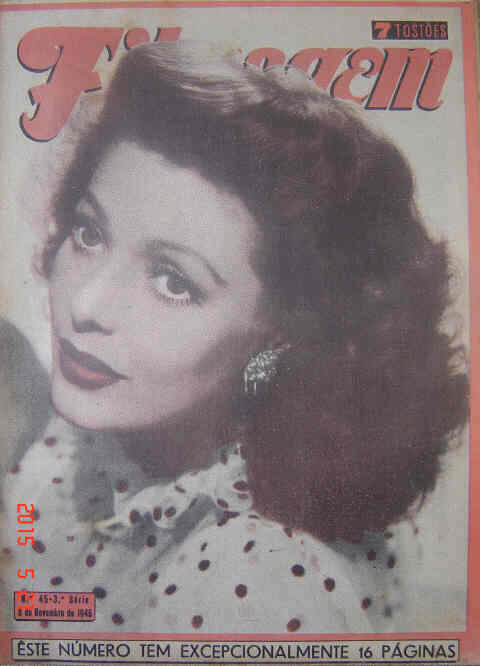 FILMAGEM magazine side cover Issue 45 8 November 1945