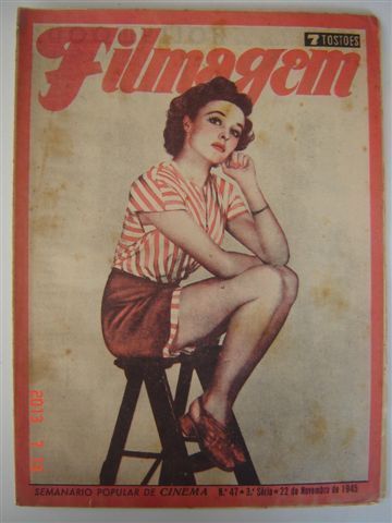 FILMAGEM magazine side cover Issue 47 22 November 1945