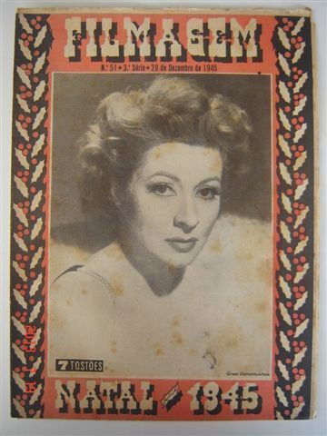 FILMAGEM magazine side cover Issue 51 20 December 1945