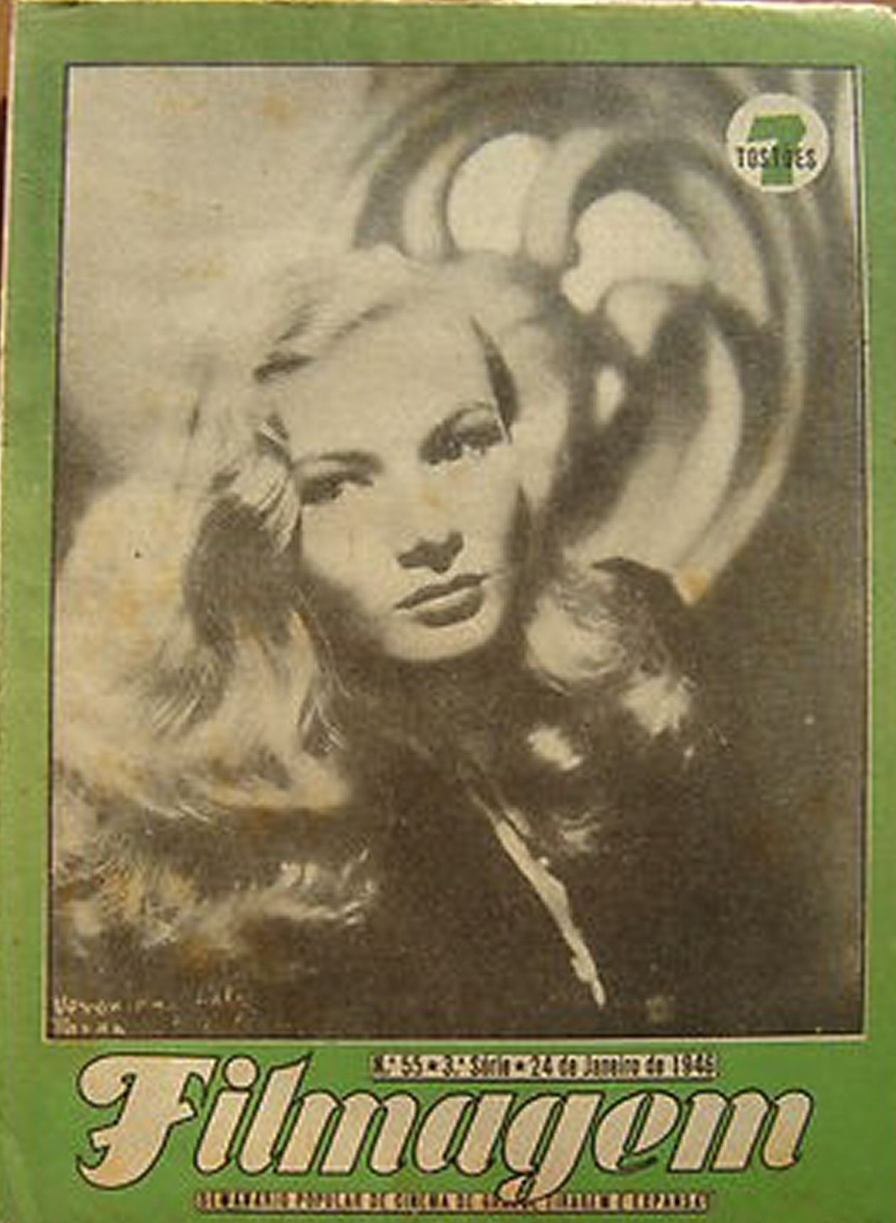FILMAGEM magazine side cover Issue 55 24 January 1946